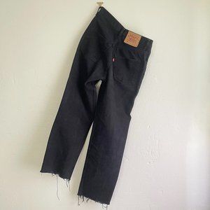 Women's black denim - vintage 501 Levi's